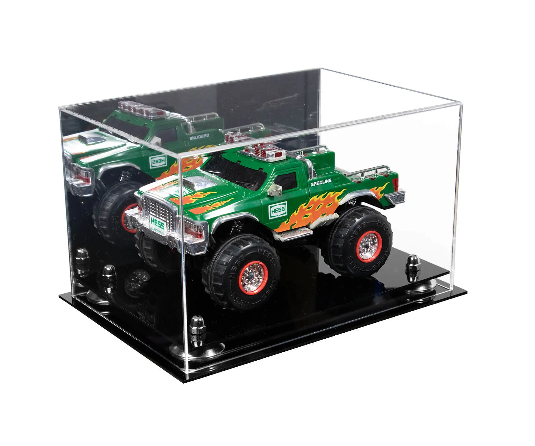 Versatile Display Case - Rectangle Box 12 x 8.25 x 7.25 - Mirror No Wall Mounts (A018/V40)