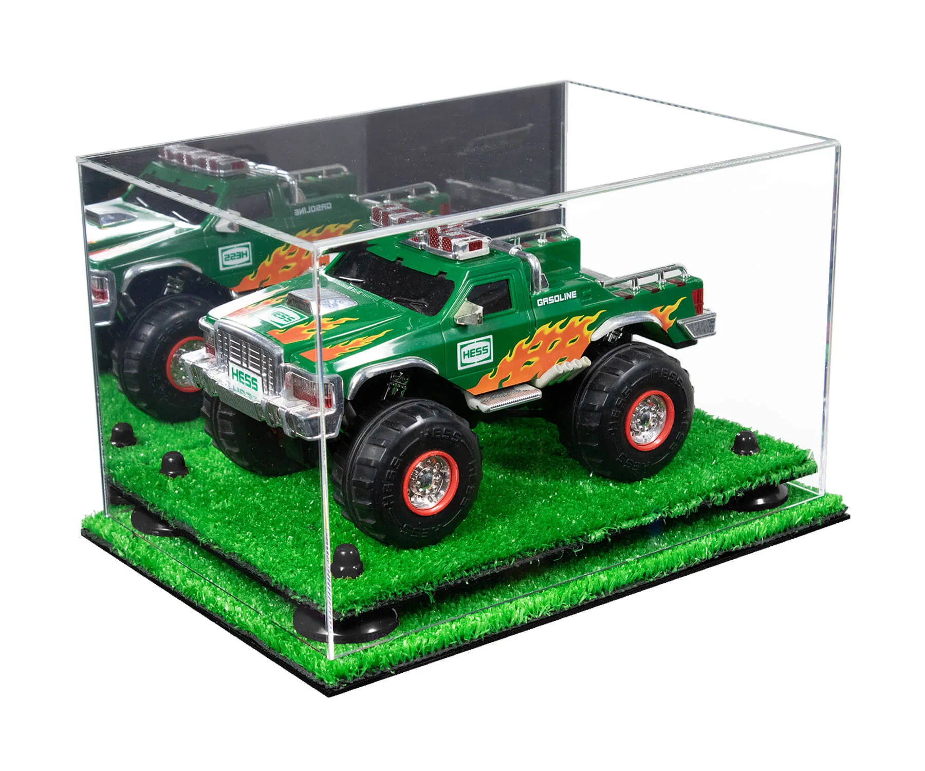 Versatile Display Case - Rectangle Box 12 x 8.25 x 7.25 - Mirror No Wall Mounts (A018/V40)