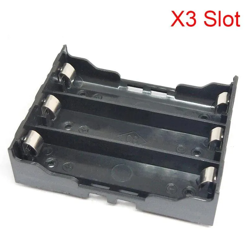 Versatile DIY ABS 18650 Battery Holder Cases - 1 to 4 Slot Power Bank Storage Solutions