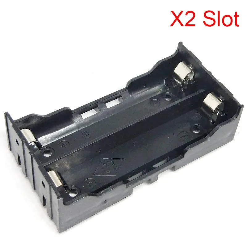 Versatile DIY ABS 18650 Battery Holder Cases - 1 to 4 Slot Power Bank Storage Solutions