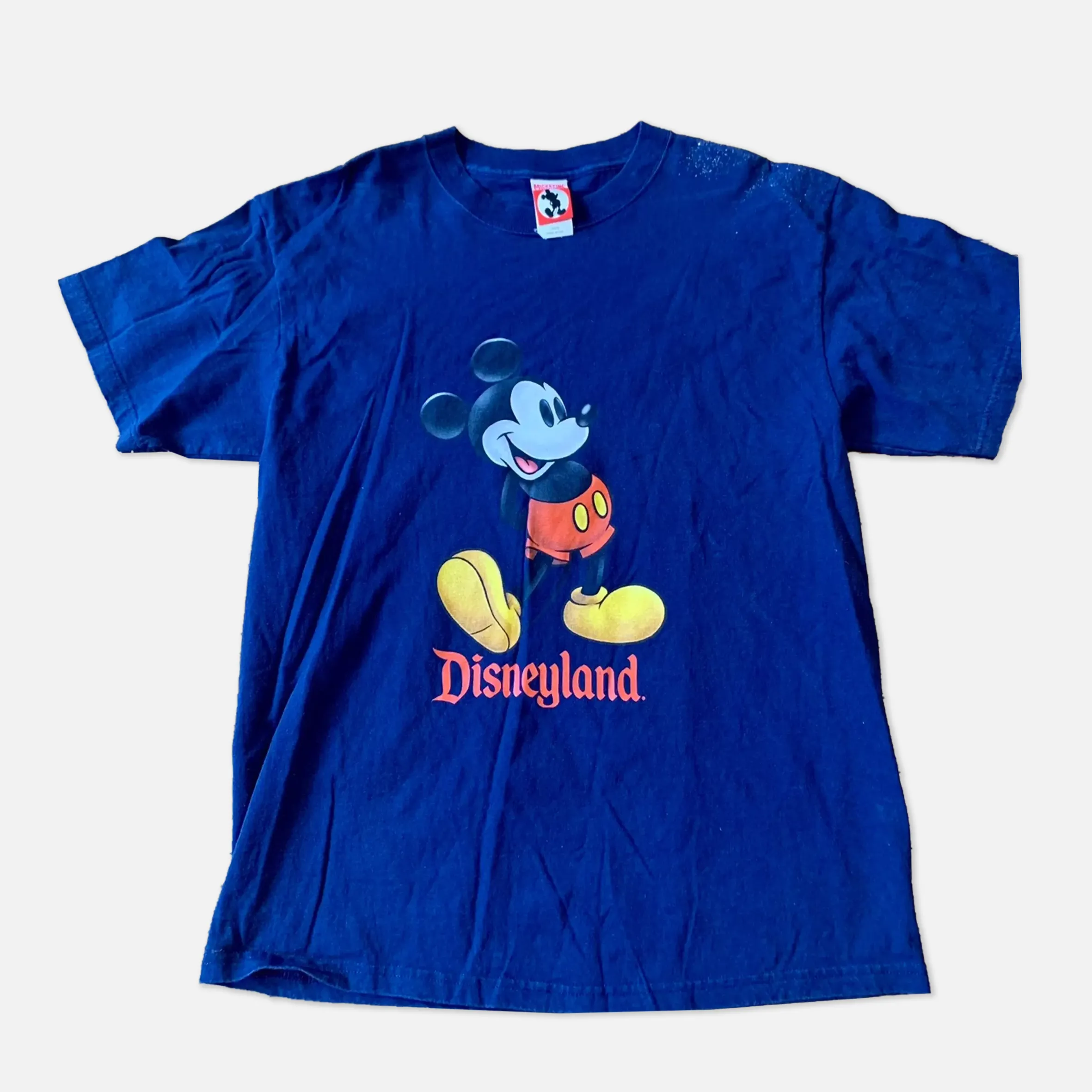 Vintage Blue Mickey Mouse T Shirt