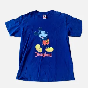 Vintage Blue Mickey Mouse T Shirt