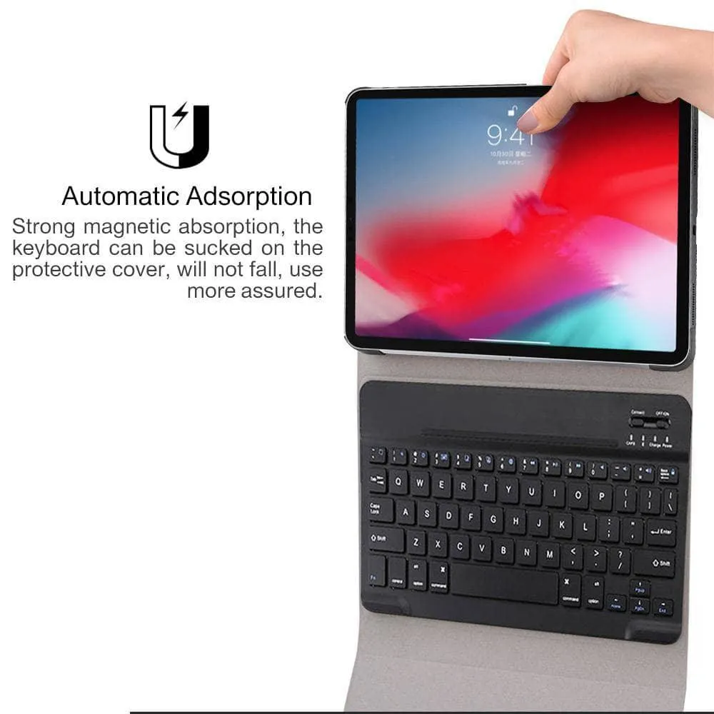 Walkers Protective IPad Pro 11 2018 Magnetic Removable Bluetooth Keyboard Case