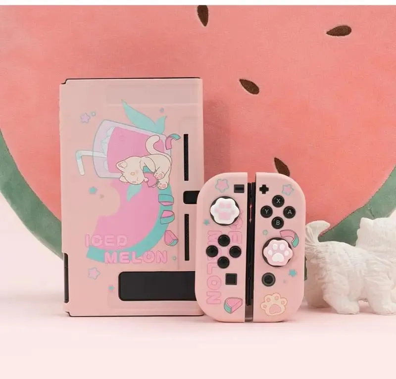 Watermelon Cat Case - Nintendo Switch