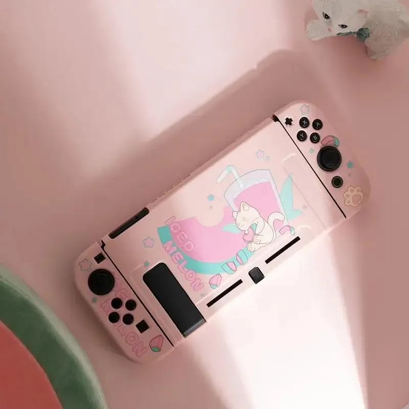 Watermelon Cat Case - Nintendo Switch