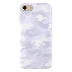 White Clouds Camo iPhone Case