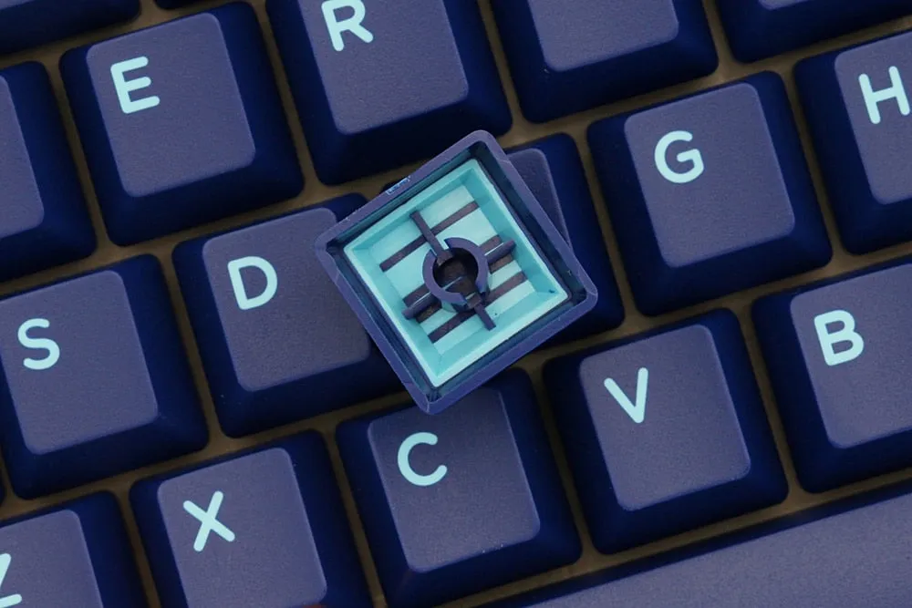 [Wholesale] Domikey hhkb abs doubleshot keycap set Atlantis blue hhkb profile for topre stem