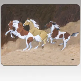 Wild Horses Scenic Mouse Pad