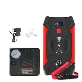 Wireless 26000Mah 600A 12V Car Battery Jump Starter Power Bank Q-X7