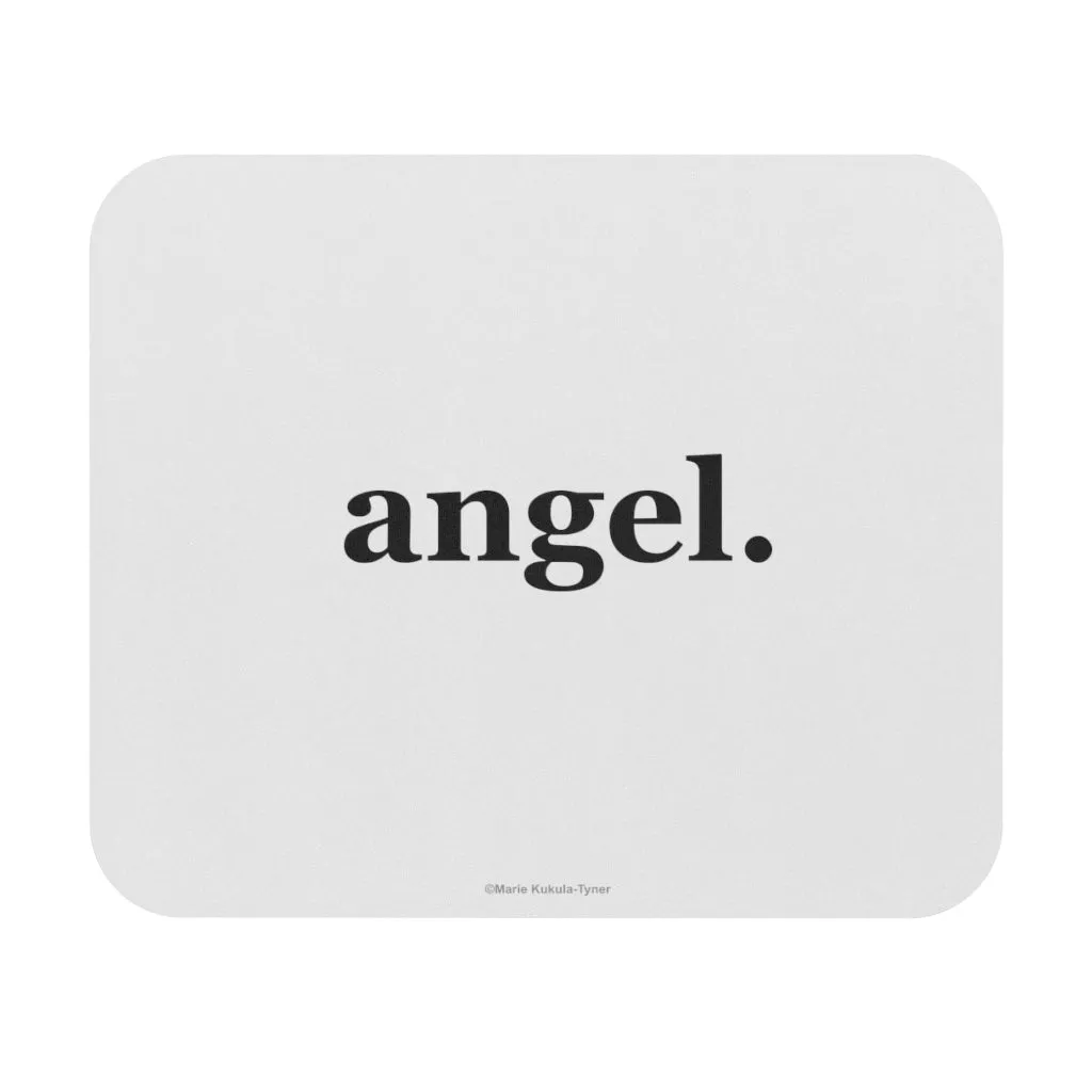 word love. - "angel." design mouse pad