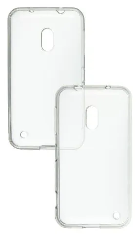 Works with Nokia Licensed TPU Case Cover for Nokia Lumia 620 - Clear