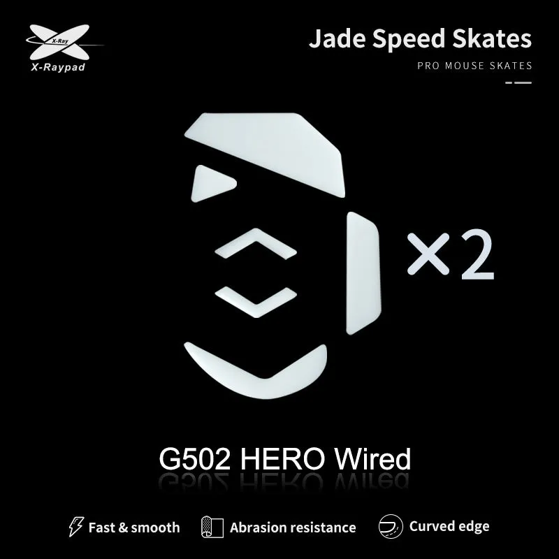 X-Raypad Jade Mouse Skates for Logitech G502 (wired)