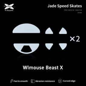 X-Raypad Jade Mouse Skates for WLmouse Beast X