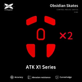 X-Raypad Obsidian Mouse Skates for ATK Blazing Sky X1 Series