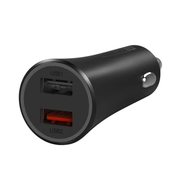 Xiaomi 37W Dual-Port Car Charger – Black