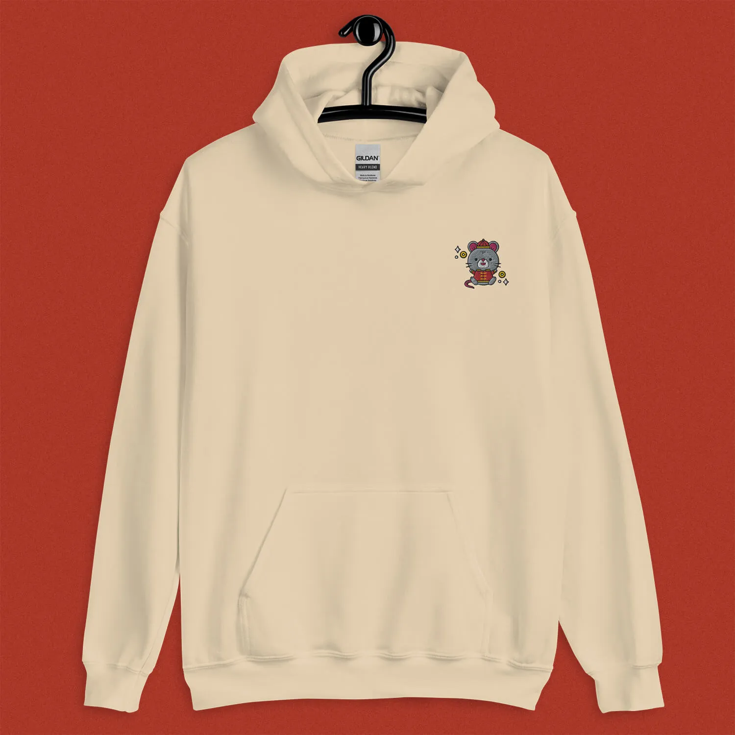 Year of the Rat Embroidered Hoodie