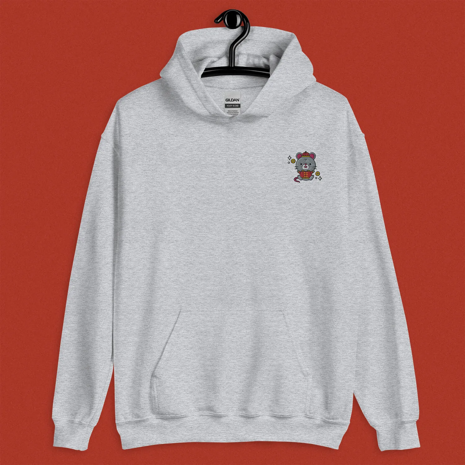 Year of the Rat Embroidered Hoodie