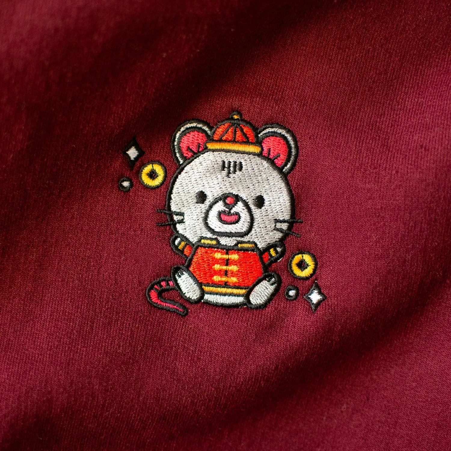 Year of the Rat Embroidered Hoodie